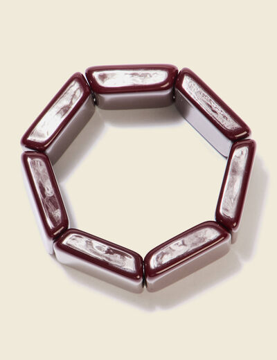 Bracelet large rouge femme