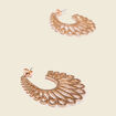 Boucles d'oreilles créoles couleur or femme