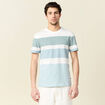 T-shirt manches courtes bleu pétrole homme