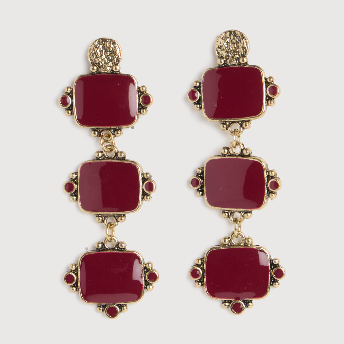 Boucles d'oreilles couleur or femme