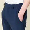 Pantalon slim cigarette bleu marine homme
