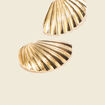 Boucles d'oreilles clous couleur or femme