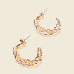 Boucles d'oreilles créoles couleur or femme