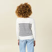 T-shirt manches longues ecru femme