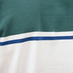 Polo ray&eacute; coupe ample manches courtes blanc homme