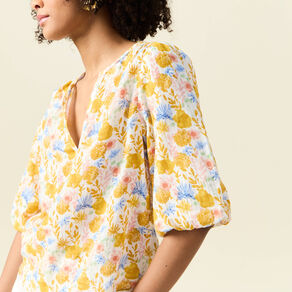 blouse manches courtes multicolore femme Blouse manches courtes multicolore femme
