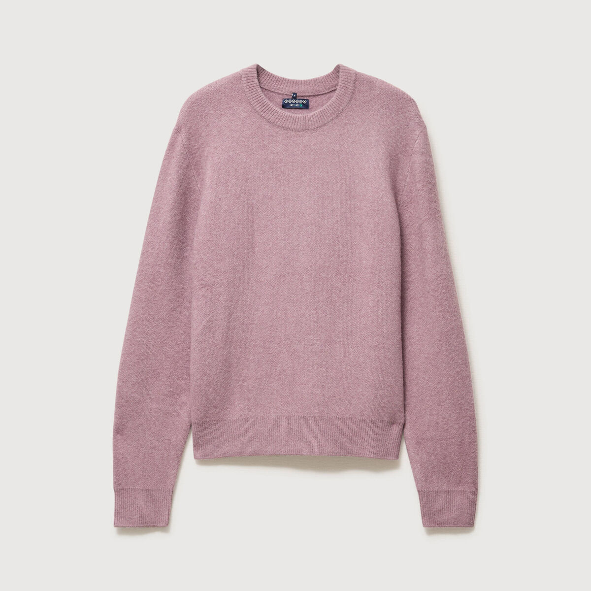 Pull droit col rond manches longues parme homme