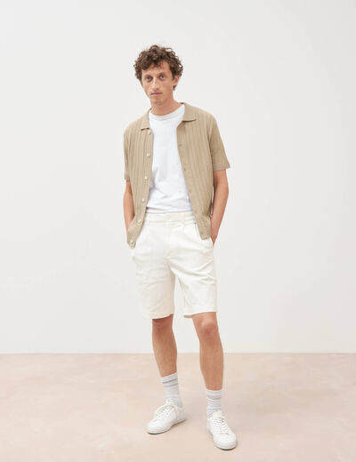 Bermuda ecru homme