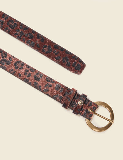Ceinture marron foncé femme