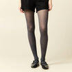 Collant gris foncé femme