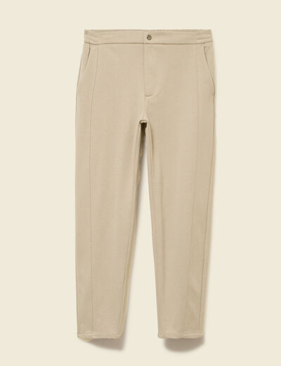 Pantalon droit longueur 32 gris clair homme