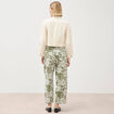 Veste courte boutonn&eacute;e ecru femme