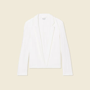 veste blazer eco responsable ecru femme Veste blazer éco-responsable ecru femme