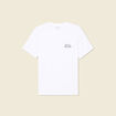 T-shirt manches courtes blanc homme