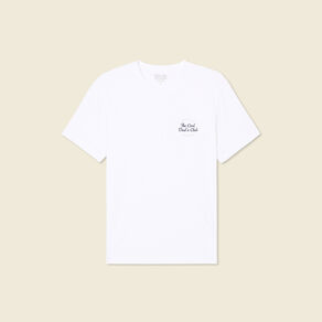 T-shirt manches courtes blanc homme