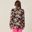 Veste esprit blazer droite noir femme