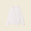 Chemise manches longues ecru femme