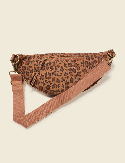 Sac banane terracotta femme