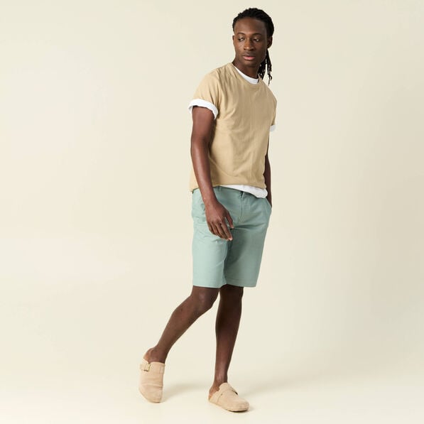 bermuda droit eco responsable vert clair homme Bermuda droit éco-responsable vert clair homme