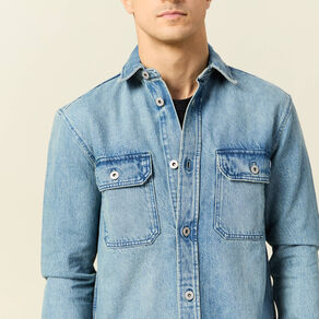 surchemise en jean denim dirty homme Surchemise en jean denim dirty homme