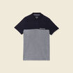 Polo éco-responsable bleu marine homme