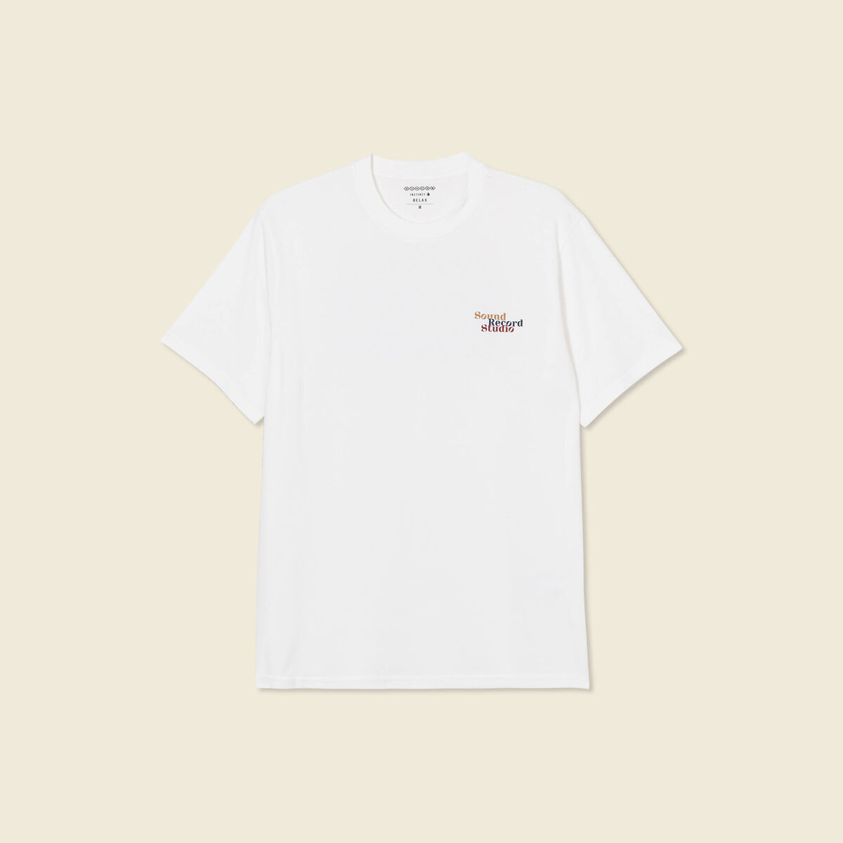 T-shirt éco-responsable ecru homme