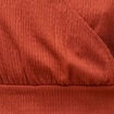 Blouse cropped manches courtes marron cognac femme