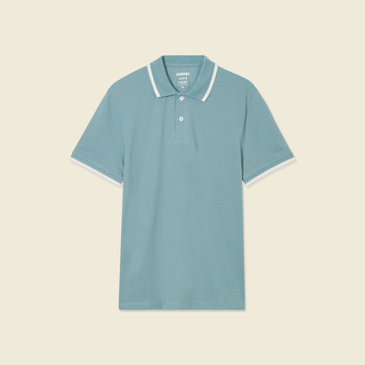 Polo éco-responsable vert foncé homme