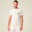 T-shirt manches courtes ecru homme