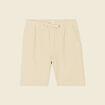 Bermuda droit à coulisse beige homme