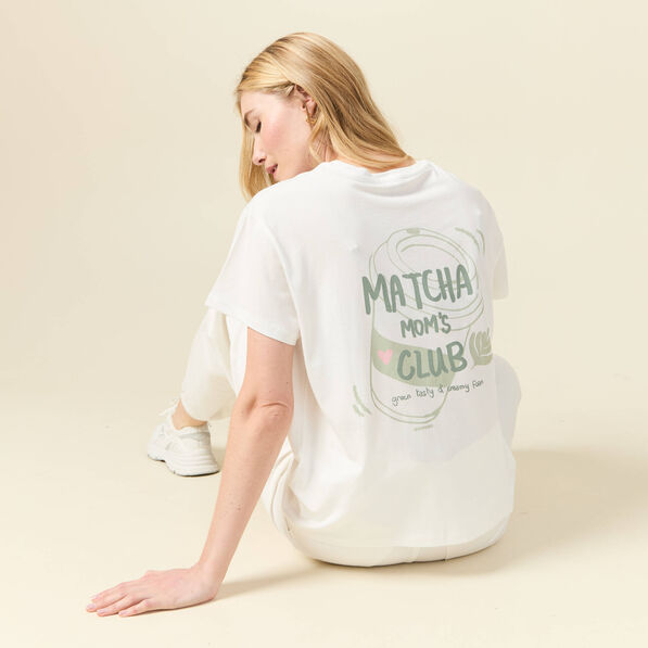 T-shirt manches courtes ecru femme
