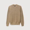 Pull manches longues camel homme