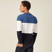 Pull éco-responsable bleu foncé homme