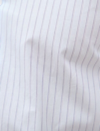 Chemise col am&eacute;ricain manches longues bleu ciel homme
