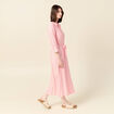 Robe chemise éco-responsable rouge femme