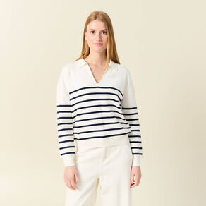 pull eco responsable ecru femme Pull éco-responsable ecru femme