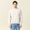 Sweat manches longues gris homme