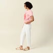 T-shirt manches courtes rose femme