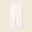 Jeans large relaxed denim blanc homme