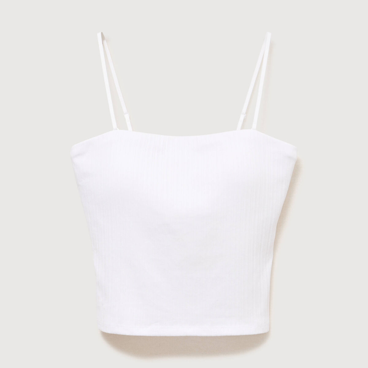 D&eacute;bardeur 2 en 1 avec brassi&egrave;re int&eacute;gr&eacute;e blanc femme