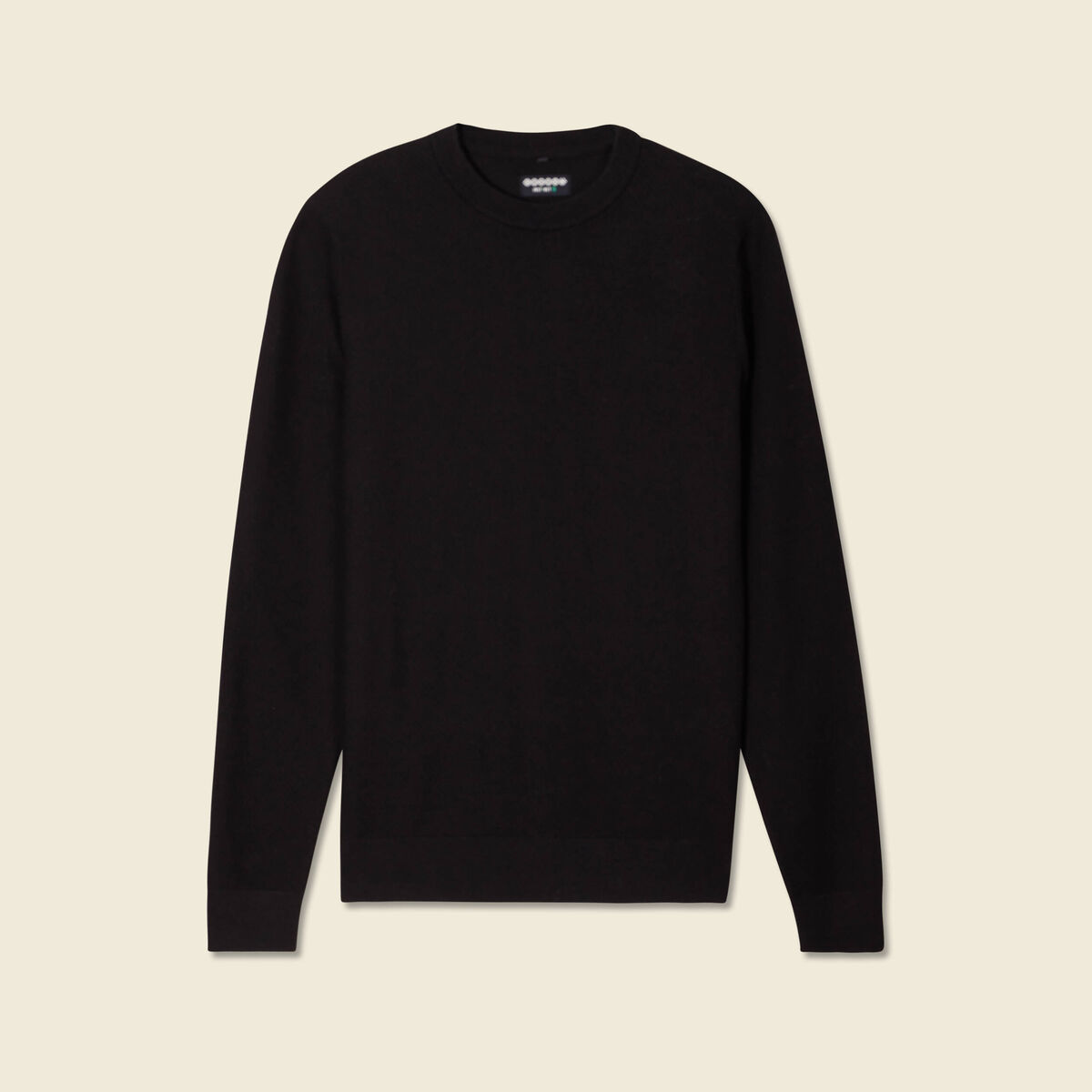 Pull manches longues noir homme
