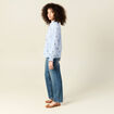 Chemise manches longues blanc femme