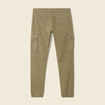 Pantalon battle bas resserré vert kaki homme