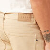 Bermuda droit 5 poches beige homme