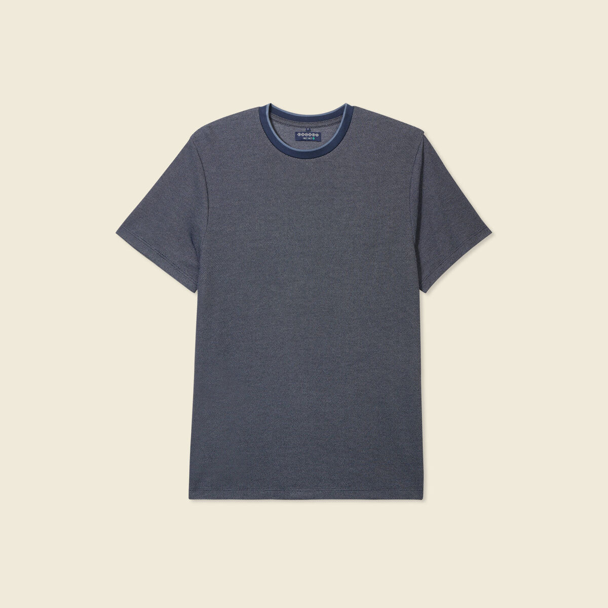T-shirt manches courtes bleu marine homme