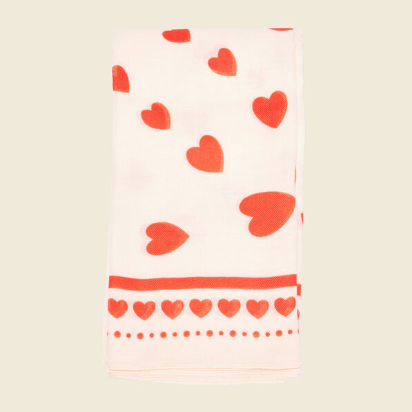 Foulard ecru femme