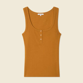 Débardeur sans manches camel femme