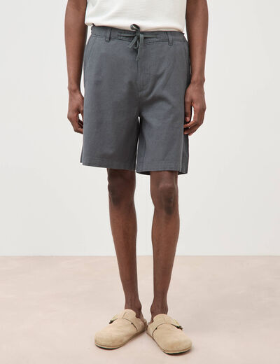 Bermuda vert kaki homme
