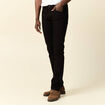 Jeans straight denim noir homme