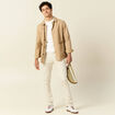 Pantalon slim Instinct chino sable homme